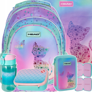 Viackomorový školský batoh Head Multicolor 20 l + 4 ďalšie produkty